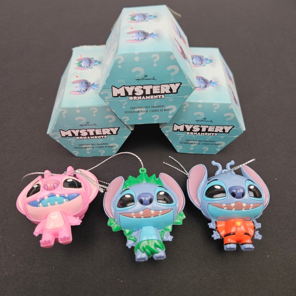 Hallmark Mystery Ornaments Disney Stitch Angel Experiment 626 Christmas Tree Lot